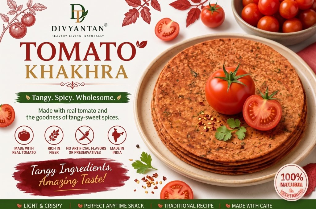 Tomato Khakhra - Tangy. Spicy. Wholesome.