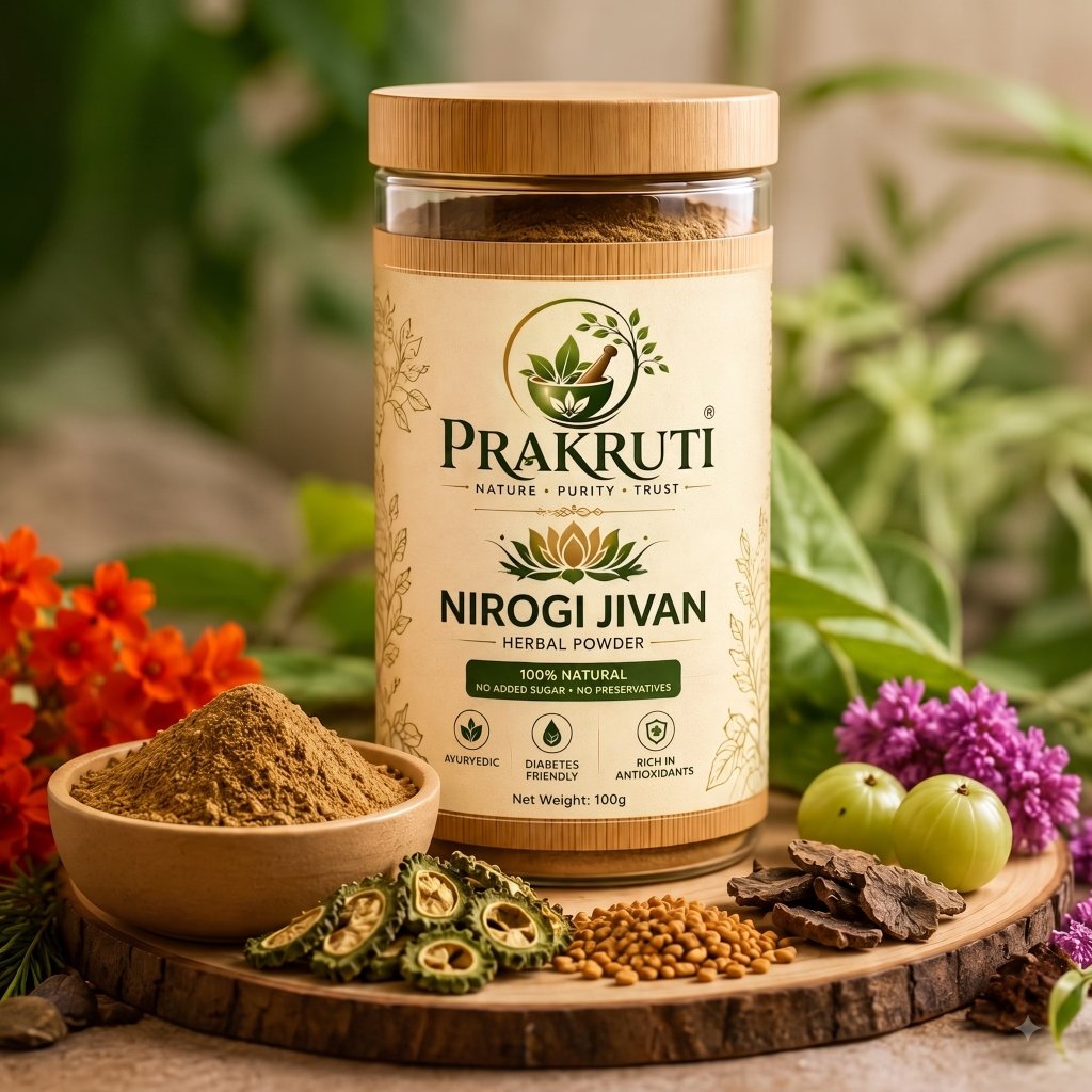 Nirogi Jivan Herbal Powder by Prakruti